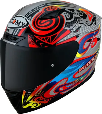 Obrázek produktu pro Suomy Track-1 Flying 2023 Helm, grau/rot, L (59/60)