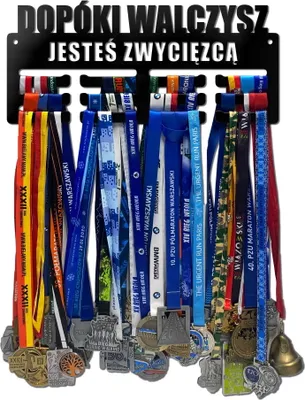 Zdjęcie produktu dla Wieszak na medale DOPÓKI WALCZYSZ 7.3