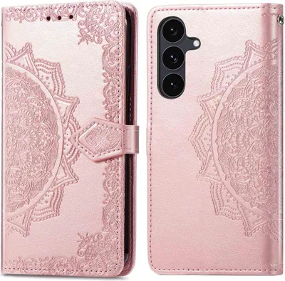 Obrázek produktu pro imoshion Mandala skládací pouzdro Samsung Galaxy S25 FE – růžové zlato