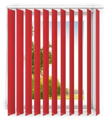 Produktbild von Time4blinds - Lamellenanlage Verdunkelungslamellen - 180x175 cm - Rot