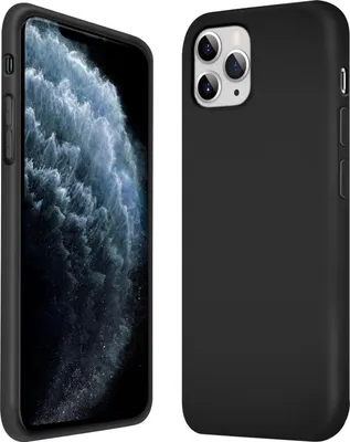 Immagine prodotto di Custodia iPhone 11 Pro Max protezione del telefono cellulare copertura in silicone gel custodia del telefono cellulare, nero