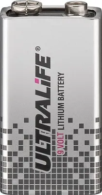 Produktbild von Ultralife - U9VL-J / SLM9V / CR9V - 9 Volt 1200mAh Lithium-Mangandioxid
