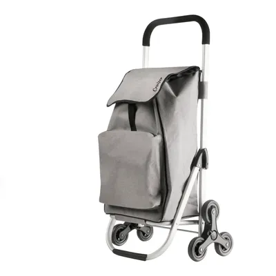 Immagine prodotto di Carrello spesa / montascale fino a 25 kg con piccola borsa termica grigio