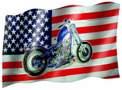 Produktbild von Fahne - American bike