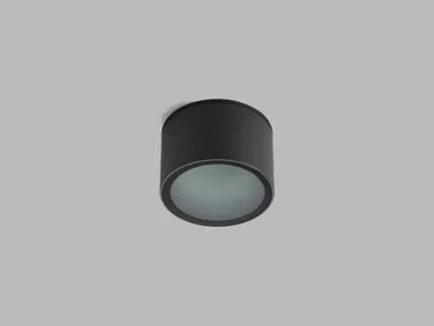 Image de Plafonnier rond MEDO, Variante : anthracite