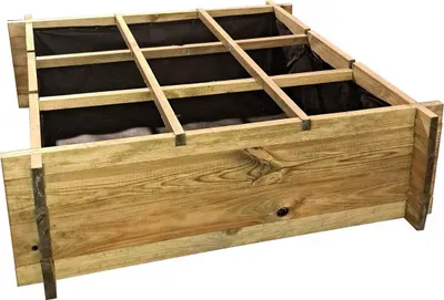 Immagine prodotto di Orto in legno "Iris" - 90 x 90 x 28 cm