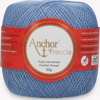 Imagen del producto de Hilo Anchor Freccia 25: hilo de algodón fino para crochet (Color 00130)