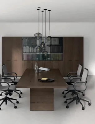 Produktbild von Besprechungs Konferenztisch Büromöbel Besprechungstisch Tisch Büro Design Holz