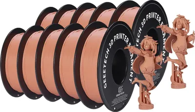 Immagine prodotto di Filamento PLA, per stampanti 3D, diametro 1,75 mm, facile da stampare, arancione