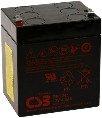 Image de CSB Batterie de secours au plomb GP1245 F2 12V 4,5Ah
