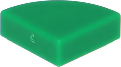 Produktbild von Lego® 1x1 Fliesen Rundecke 25269 - 100 Stück Grün