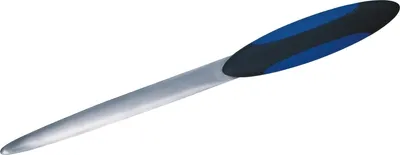 Produktbild von Wedo 147 954, Manueller Brieföffner, Edelstahl, 230 mm, Schwarz, Blau, Edelstahl
