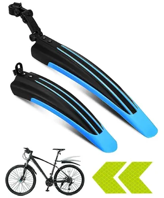 Immagine prodotto di Set di parafanghi per biciclette, colore blu cielo, per biciclette da 20-26 pollici