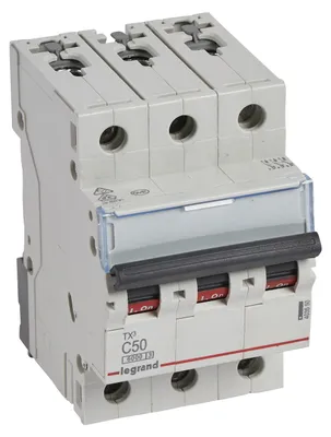 Produktbild von Legrand TX3 Stromunterbrecher Miniatur-Leistungsschalter Typ C 3