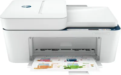 Produktbild von HP DeskJet Plus 4130 Wireless All-in-One Farbe Drucker, Instant Ink; Kopierer, Scanner, Thermal Inkjet, Farbdruck, 4800 x 1200 DPI, Farbkopieren, A4, Indigo