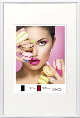 Produktbild von Photo Style Kunststoff Bilderrahmen Fotorahmen Wanddeko Collage Foto Poster - Farbe: Weiß | Format: 21x29,7 DIN A4