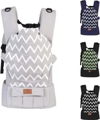 Produktbild von Cangaroo Babytrage Explorer 3 in 1 Bauch- und Rückentrage bis 15 kg ab 4 Monate grau