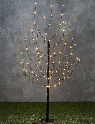 Obrázok produktu pre Luca Lighting LED strom 140 LED teplá biela 1,4 m vonkajšia čierna