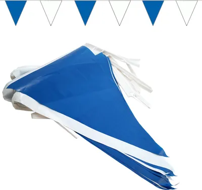 Produktbild von Goodymax® Wimpelkette 10 m Blau-Weiß