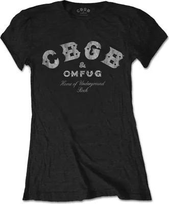 Produktbild von CBGB - Classic Logo Damen X-Large T-Shirt - Schwarz