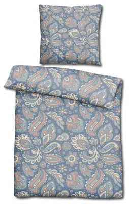 Produktbild von CloudComfort Basic Mikrofaser Bettwäsche paisley 155 x 220 + 80 x 80 cm