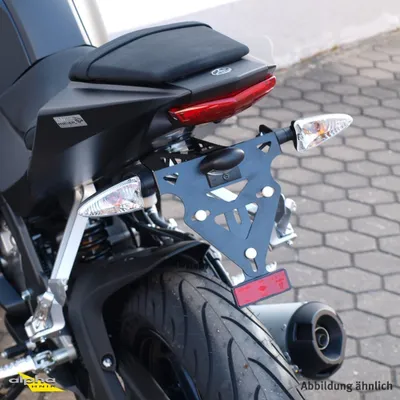 Produktbild von alpha Technik Kennzeichenhalter Yamaha MT125, RE29 für MT125 RE29  EURO4