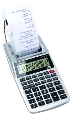 Image de Canon P1-DTSC II - Druckrechner - LCD - 12 Stellen - Batterie - Silber