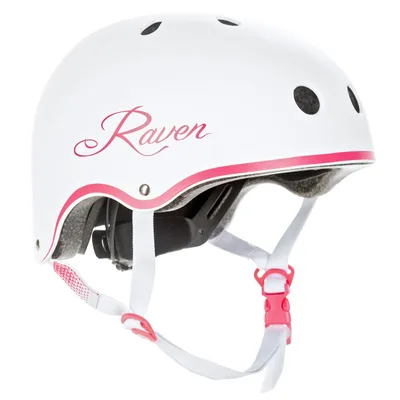 Produktbild von Helm Raven Essto White/Pink XS