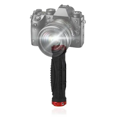 Immagine prodotto di Stabilizzatore dell'impugnatura della fotocamera con filettatura da 1/4" per fotocamera DSLR Supporto dell'impugnatura della fotocamera d'azione in metallo