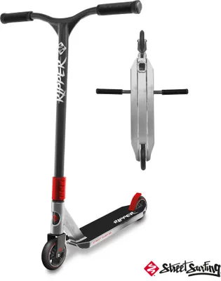 Produktbild von *Street Surfing "RIPPER"- Stunt-Scooter, silver/red/black
