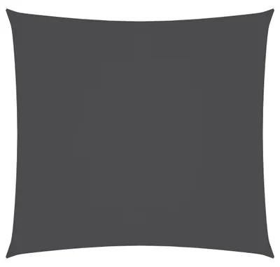 Image de vidaXL Voile d'ombrage Oxford Tissu Carré 3,6x3,6 m Anthracite