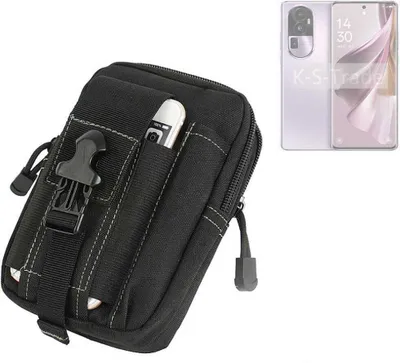 Produktbild von K-S-Trade Gürtel Tasche kompatibel mit Oppo Reno10 PHW110 Gürteltasche Holster Schutz Hülle Handy Hülle Smartphone outdoor Handy-Hülle schwarz