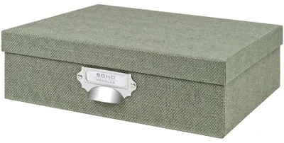 Image de Boîte de rangement avec poignée Sage