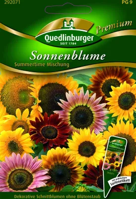 Produktbild von Quedlinburger Saatgut - Sonnenblumen Summertime Mischung - Samen - 292071