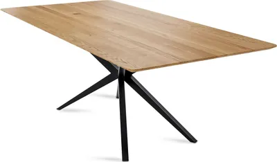 Produktbild von Esstisch Dagmar 9 120x74x80 Esszimmertisch Massivholz Wildeiche