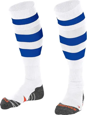 Produktbild von Stanno Original Stutzenstrumpf - Weiß / Royal | Größe: 41-44