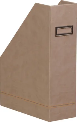 Produktbild von Rhodia Rhodiarama Stehsammler aus Kunstleder, 10x25x31cm - Taupe 318834C
