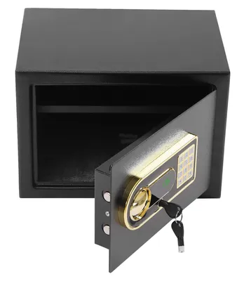 Obrázok produktu pre Digitálny trezor, ohnivzdorný a vodotesný, bezpečné riešenie pre ukladanie dát, čierny