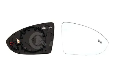 Produktbild von ALKAR Spiegelglas Außenspiegel Rechts für VW Golf VII Schrägheck (5G1, BQ1, BE1, BE2) Beheizbar Konvex 6452138