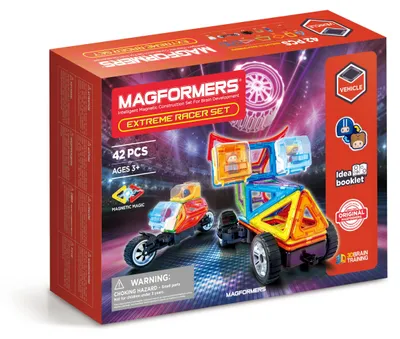 Produktbild von MAGFORMERS Extreme Racer Set 279-11 Mehrfarbig