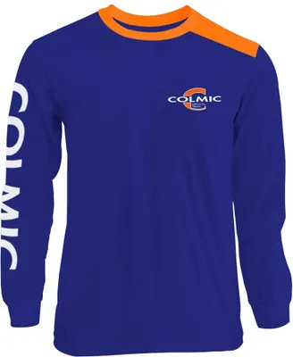 Produktbild von Colmic Logo Langarm-t-shirt Blau M Mann Blau M