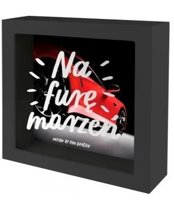 Produktbild von Home-Fura Spardose, Geschenk für Träume, aus MDF und Glas, 18x18 cm