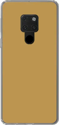 Produktbild von MuchoWow® Handyhülle Schutzhülle Hülle für Telefoonhoesje Huawei P40 Lite Ockergelb - Farbe - Herbst - Gelb - Fest - Farben Silikon Softcase Handy Hülle - Handy