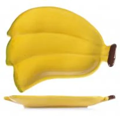 Produktbild von H&H Tischdekoration "Banane", aus Keramik, 25 x 20 x 3 cm