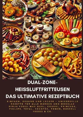 Produktbild von Dual-Zone-Heißluftfritteusen: Das ultimative Rezeptbuch