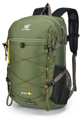 Produktbild von Rucksack Tagesrucksack Faltrucksack - 30 Liter - Ultraleicht - Wasserabweisend - Schwarz - Für Reisen und Wandern