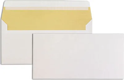 Produktbild von 100 Briefumschläge Creme 110x220 mm (DIN Lang) mit Haftklebung