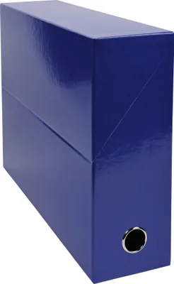 Image de Exacompta 5x Boite transfert dos 90mm Iderama Bleu foncé 89922E
