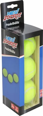 Produktbild von New Sports Padelbälle gelb 3 Stück
