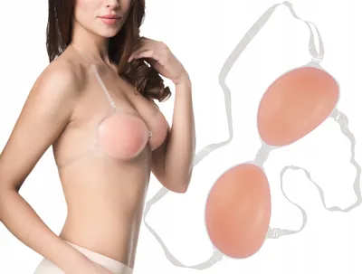 Produktbild von Julimex Silikon Push-Up Bh mit Trägern selbstklebend BS-04, Große: B